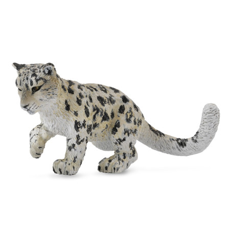 Figurine Bébé Panthère des Neiges Collecta | Petit Félin des Montagnes | Jouet Éducatif