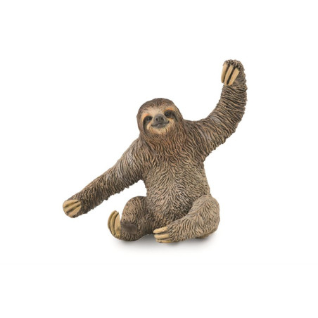 Figurine paresseux - animaux sauvages Collecta 88898 - Jouet réplique réaliste - Montessori