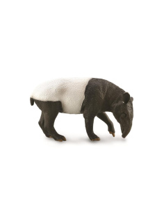 Figurine tapir de Malaisie - animaux sauvages Collecta 88881 - Jouet réplique réaliste - Montessori