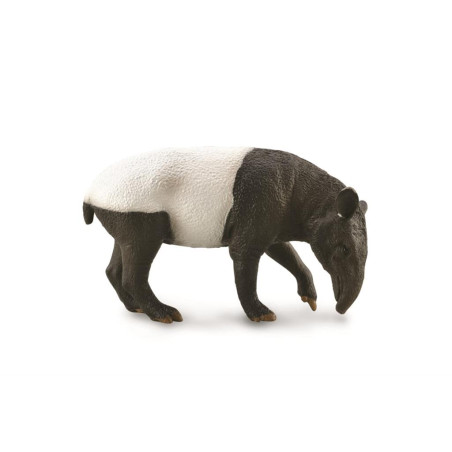 Figurine tapir de Malaisie - animaux sauvages Collecta 88881 - Jouet réplique réaliste - Montessori