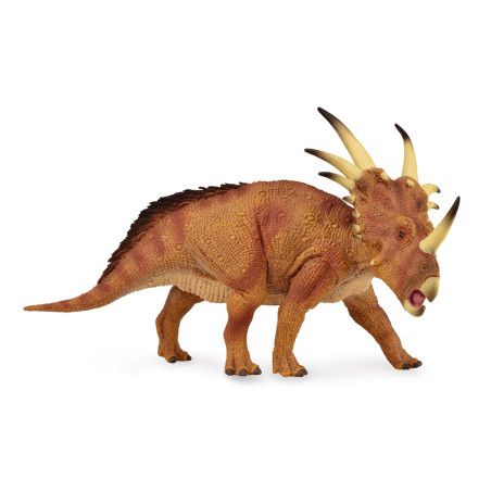 Figurine dinosaure styracosaure Collecta 88777 | Jouet réplique réaliste - Collection Préhistorique Jurassic World