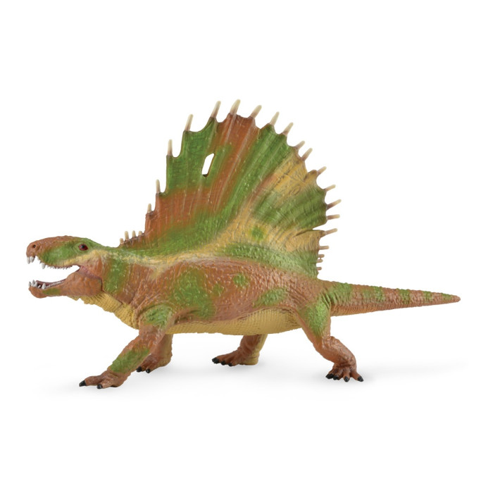 Figurine dinosaure dimetrodon avec machoire mobile Collecta 88822 | Jouet réplique réaliste - Collection Préhistorique Jurassi