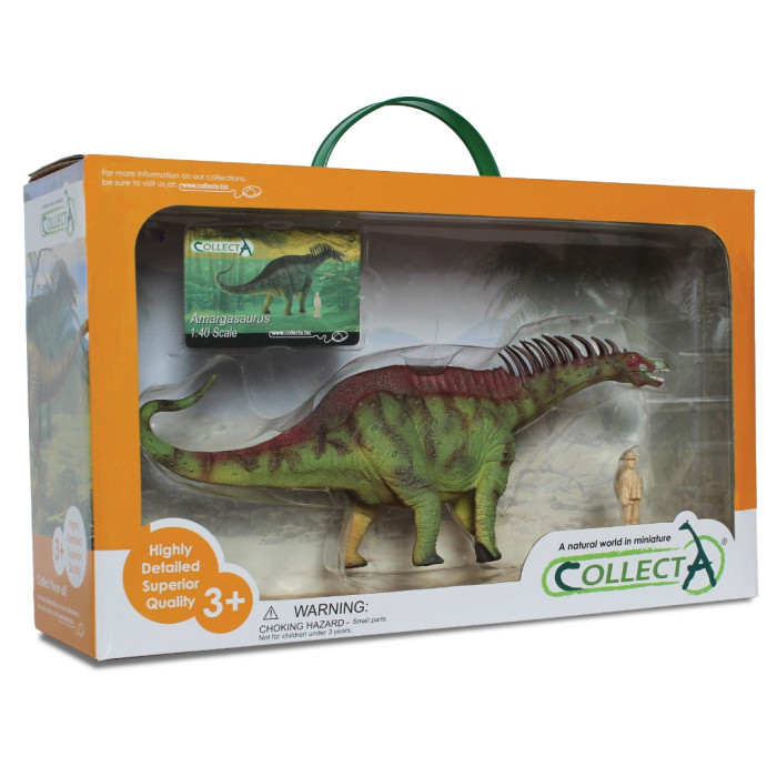 Figurine dinosaure 1:40 amargasaurus Collecta 89453 | Jouet réplique réaliste - Collection Préhistorique Jurassic World