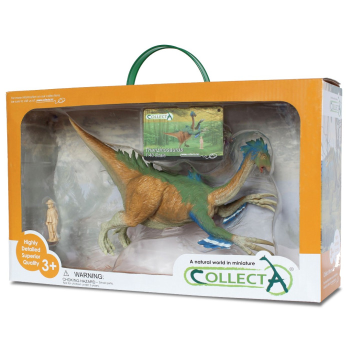 Box deluxe du Therizinosaurus - Figurine dinosaure CollectA - 1:40 Miniature réaliste 89684