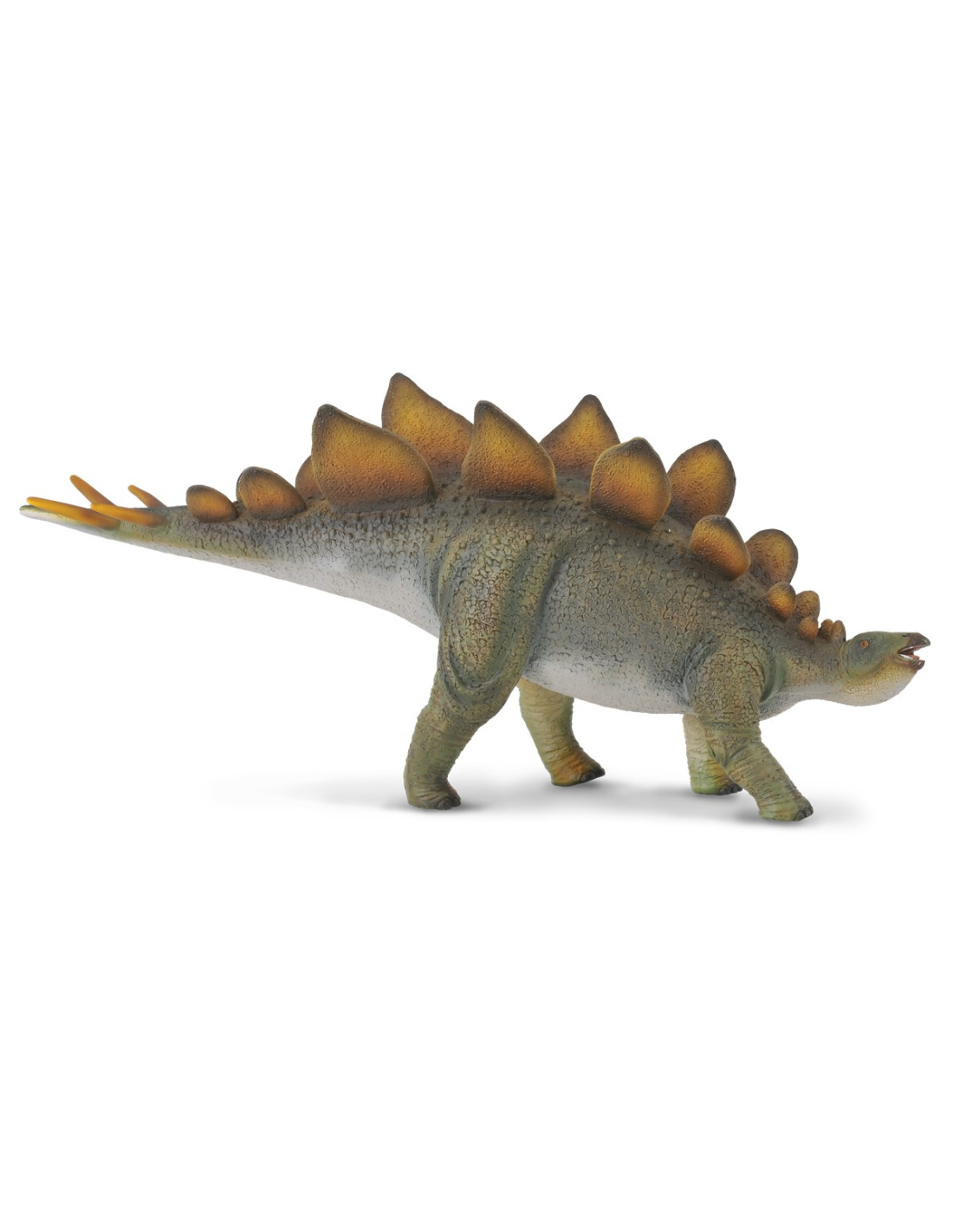 Jurassic World Figurine Stégosaure Géants Féroces – 35,5 Cm – 2 Attaques + Évolution – Scan App