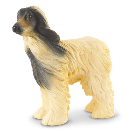 Figurine Chien lévrier afghan Collecta 88173 | Réplique réaliste - Enrichissement Montessori école maternelle