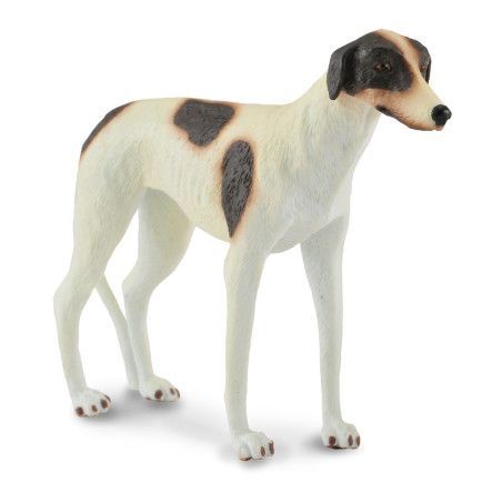 Figurine Chien lévrier Greyhound Collecta 88187 | Réplique réaliste - Enrichissement Montessori école maternelle