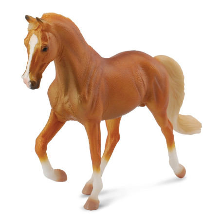 Figurine cheval etalon tennessee walking horse palomino Collecta 88449 | Jouet Montessori éducatif réplique réaliste