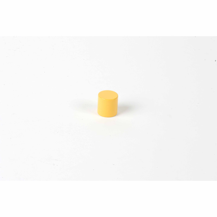 Troisième cylindre: jaune Montessori - Nienhuis Montessori 00230011 - Matériel pédagogique