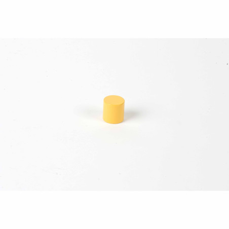 Troisième cylindre: jaune Montessori - Nienhuis Montessori 00230011 - Matériel pédagogique