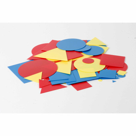 Contenus des Cercles Carrés et Triangles Montessori - Nienhuis Montessori 00450001 - Matériel pédagogique