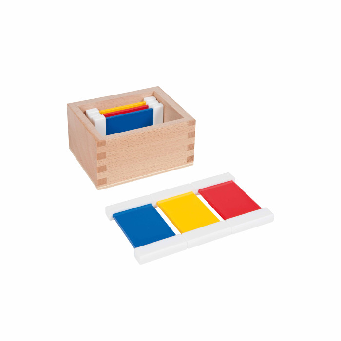 Première Boîte de Couleurs Montessori Nienhuis (Plastique) : Apprendre les Couleurs Primaires
