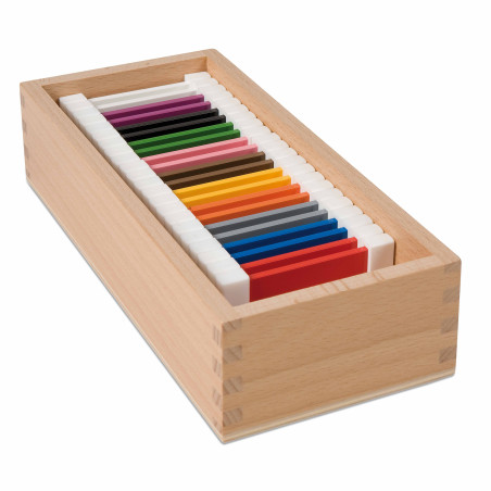 Deuxième boite des tablettes de couleurs Montessori - Nienhuis  Montessori 005200 - Matériel pédagogique