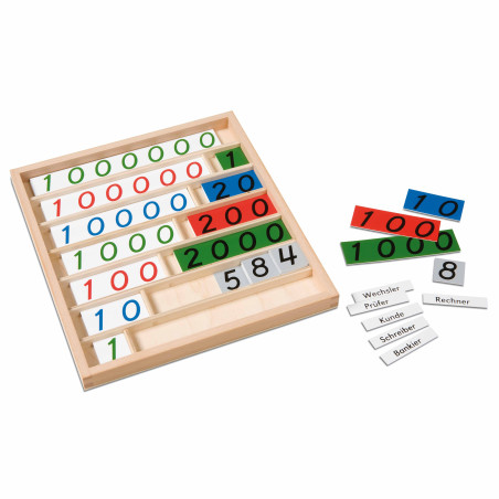 Jeu de la banque Montessori - Nienhuis  Montessori 007300 - Matériel pédagogique