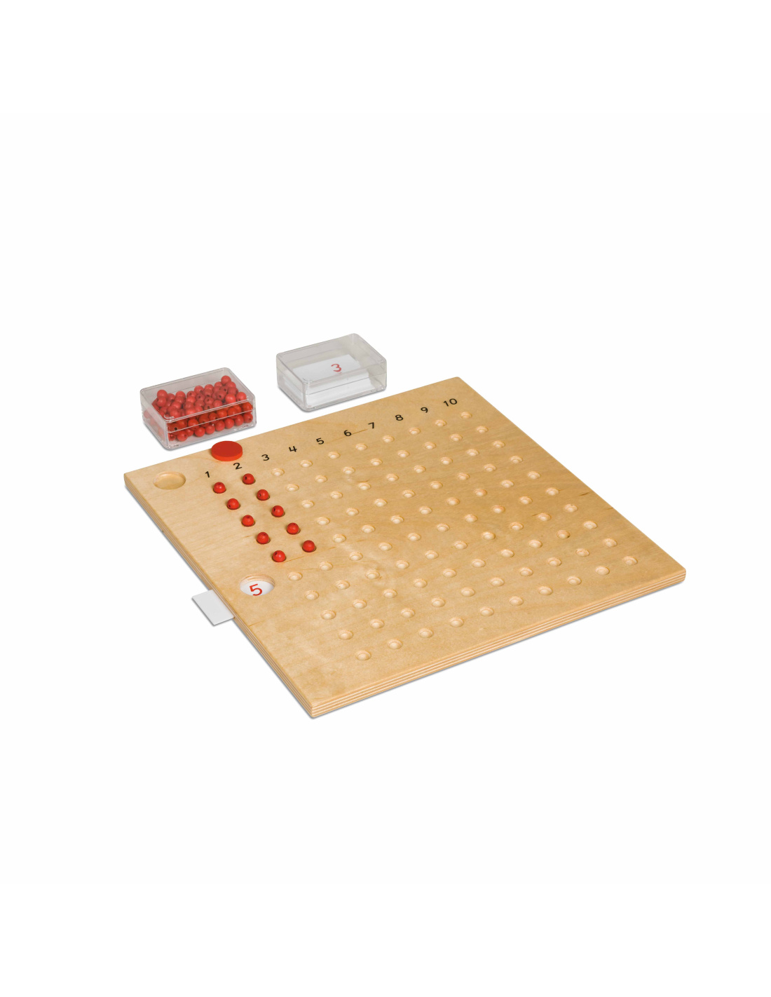 Montessori-Store – Plateau De La Banque – Matériel Montessori – Perles En Bois Pour Mathématiques