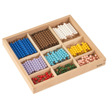Barrettes de perles pour l'échiquier -damier en nylon Montessori - Nienhuis  Montessori 0138M0 - Matériel pédagogique