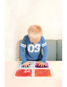 Coussinets Sensoriels à Gel | Set 4 Dalles 20×20 cm – LesMinis