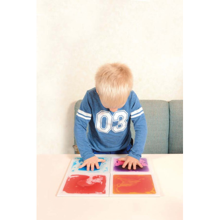 Coussinets Sensoriels à Gel | Set 4 Dalles 20×20 cm – LesMinis