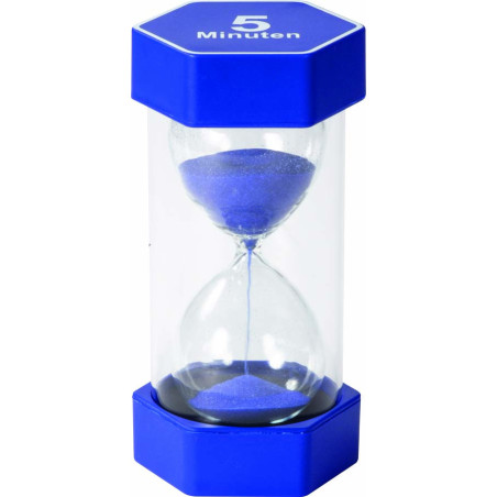 Lot de méga sabliers 16 cm 30 s 1 5 10 15 min 5 pièces - Matériel Pédagogique