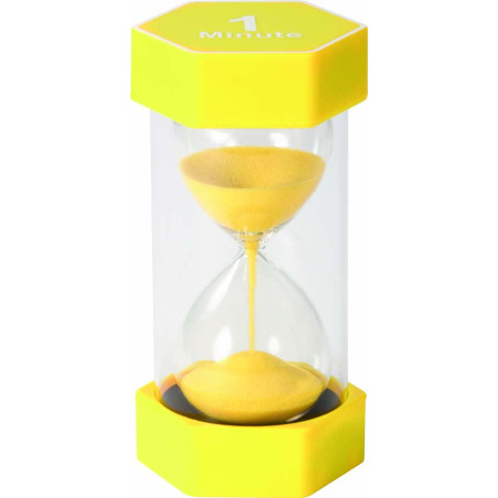 Lot de méga sabliers 16 cm 30 s 1 5 10 15 min 5 pièces - Matériel Pédagogique