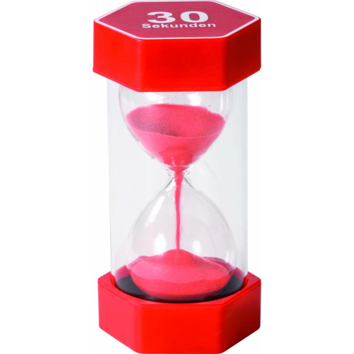 Lot de méga sabliers 16 cm 30 s 1 5 10 15 min 5 pièces - Matériel Pédagogique