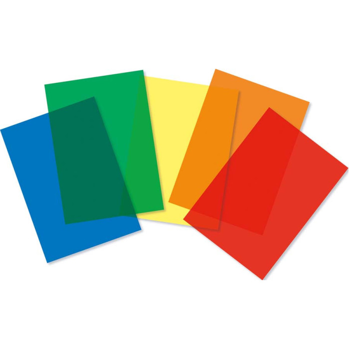 Feuilles Translucides A4 pour Table Lumineuse - Jeu de Couleurs & d'Éveil