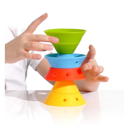 Cônes pliables Hix - Lot de 3 pces - Matériel Pédagogique