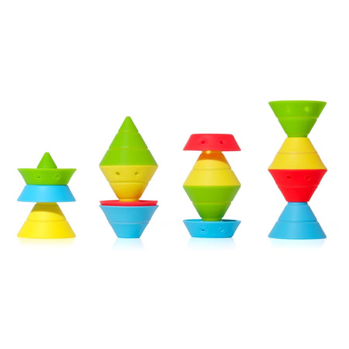 Cônes pliables Hix - Lot de 3 pces - Matériel Pédagogique