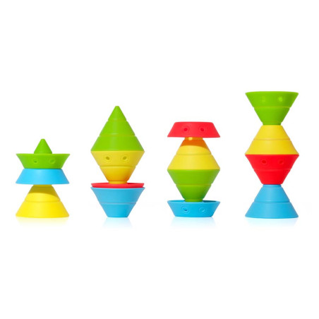 Cônes pliables Hix - Lot de 3 pces - Matériel Pédagogique