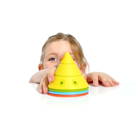 Cônes pliables Hix - Lot de 3 pces - Matériel Pédagogique