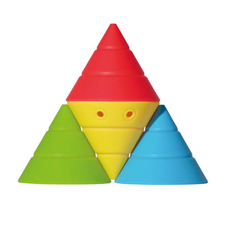 Cônes pliables Hix - Lot de 3 pces - Matériel Pédagogique
