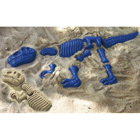 Set de Moules à Sable T-Rex Squelette Dinosaure - 73 x 30 cm | LesMinis.fr