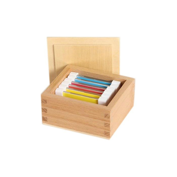 Première boîte des couleurs - 2 - Matériel sensoriel -  LesMinis Montessori 