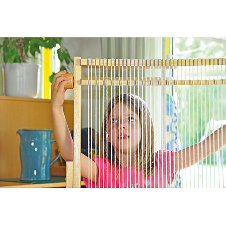 Grand cadre de tissage - Métier à tisser XL (1.25m) - Matériel Pédagogique - Fourniture et activités manuelles