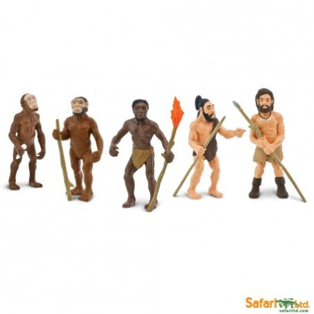 Évolution de l'homme - Lot de 5 figurines Safari 663816