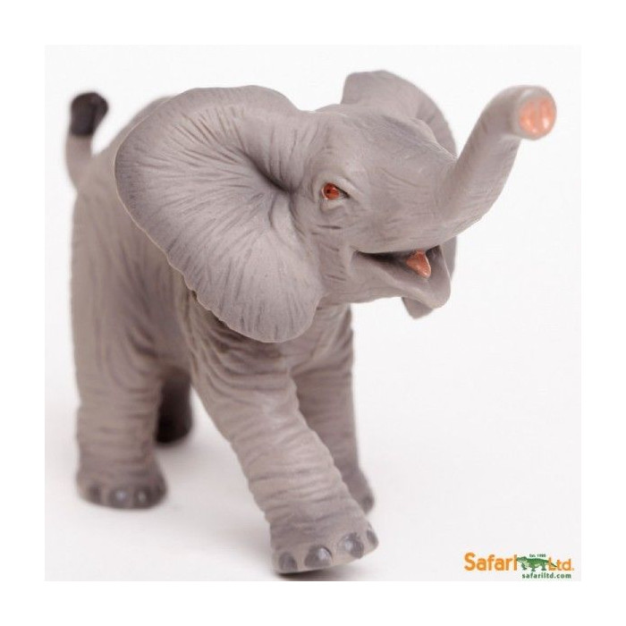 Figurine Elephant Bebe D Afrique 1 Safari Ltd Materiel Pedagogique Enrichissement Montessori Jouet Cartes Mate