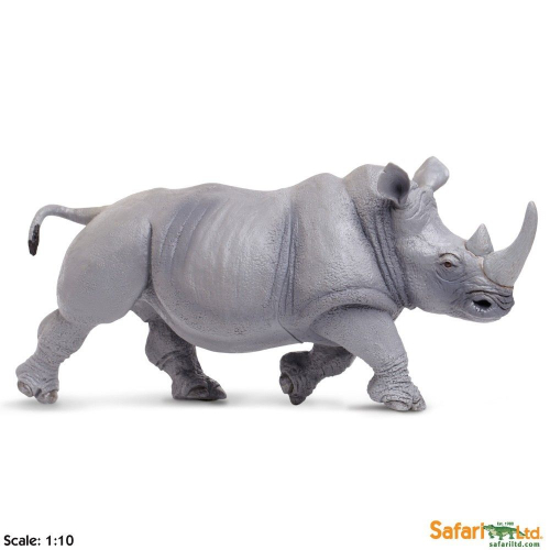 CollectA White Rhino Figurine – Realistic African Wildlife Animal Toy Model 88852