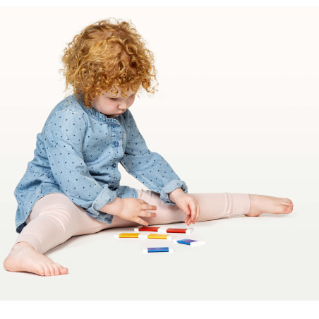 Première Boîte de Couleurs Montessori Nienhuis (Plastique) : Apprendre les Couleurs Primaires