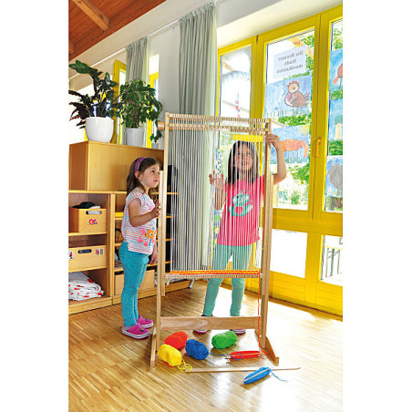 Grand cadre de tissage - Métier à tisser XL (1.25m) - Matériel Pédagogique - Fourniture et activités manuelles