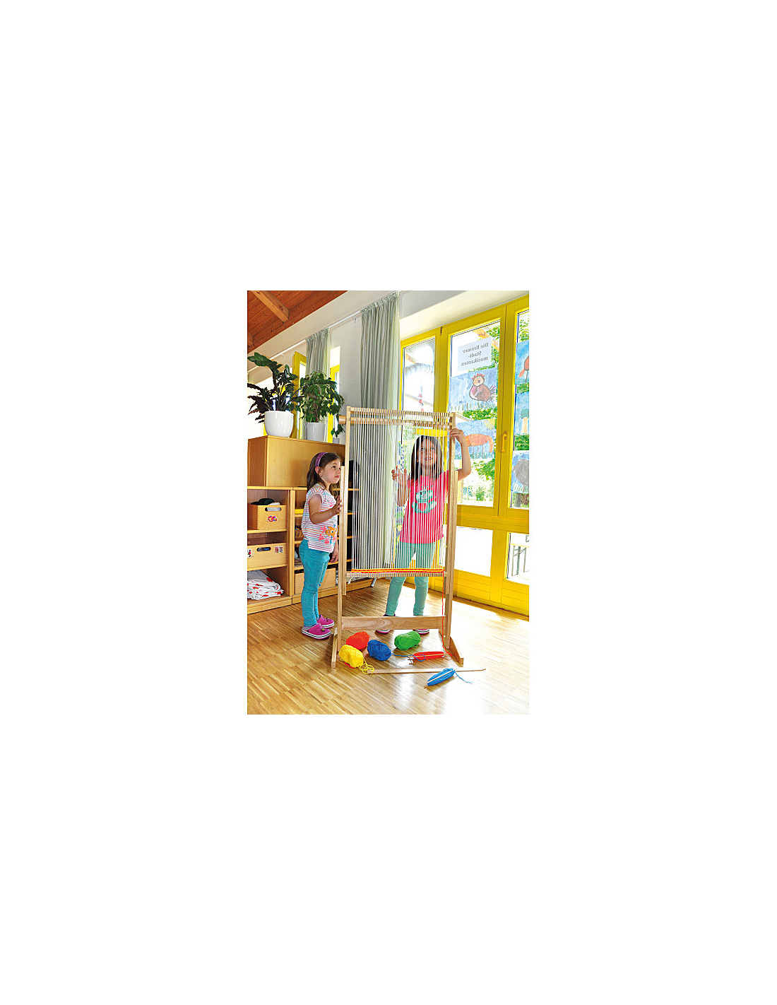 KIT DE MÉTIER à Tisser Ensemble De Métier à Tisser En Bois Solide EUR 8