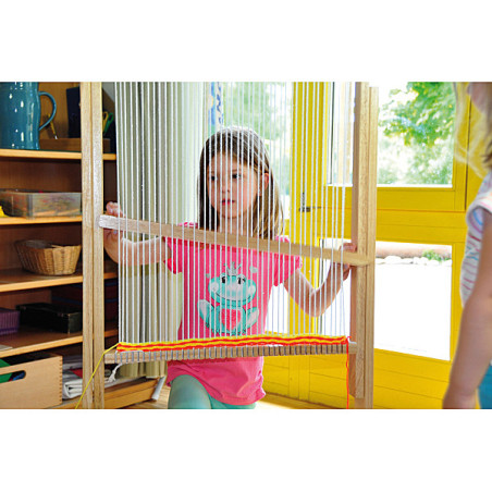 Grand cadre de tissage - Métier à tisser XL (1.25m) - Matériel Pédagogique - Fourniture et activités manuelles