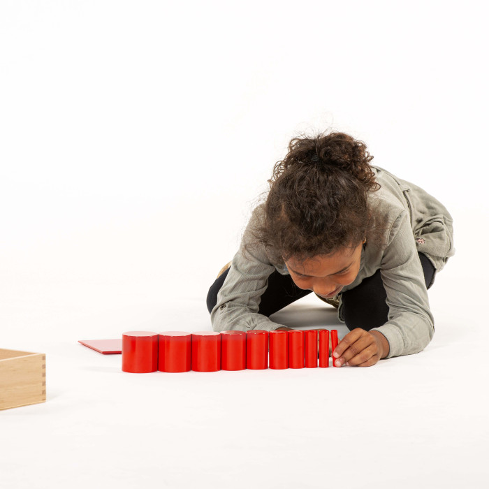 Les cylindres de couleurs Montessori - Nienhuis  Montessori 002300 - Matériel pédagogique