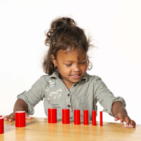 Les cylindres de couleurs Montessori - Nienhuis  Montessori 002300 - Matériel pédagogique