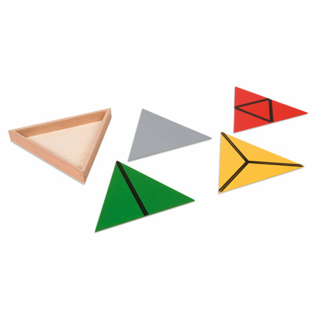 Triangles constructeurs Montessori - Nienhuis  Montessori 004900 - Matériel pédagogique