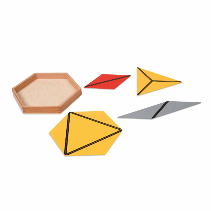 Triangles constructeurs Montessori - Nienhuis  Montessori 004900 - Matériel pédagogique