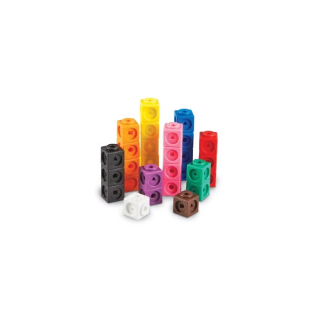 Cubes multidirectionnels à clipser (2cm) - Lot de 100 pces - Matériel Pédagogique méthode de Singapour