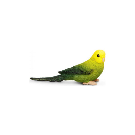 Figurine Perruche Ondulée Verte – Oiseaux Exotiques | Safari Ltd®