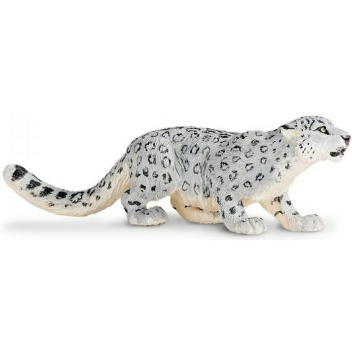 Panthère des Neiges (Once) Safari Ltd | Figurine Léopard 13,5cm | Collection Félins