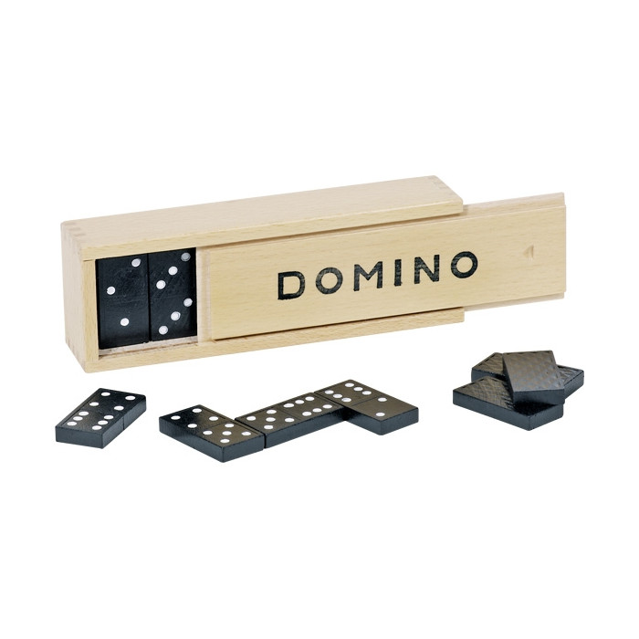 Jeu de dominos, boîte en bois - Goki 15335