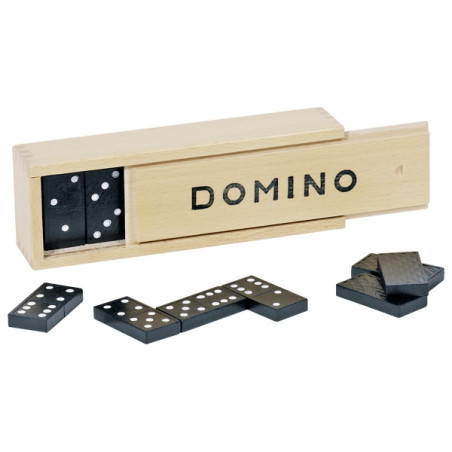 Jeu de dominos, boîte en bois - Goki 15335